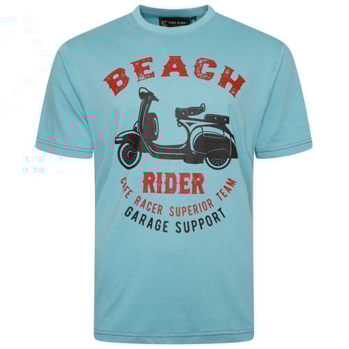 KAM Beach Rider T-Shirt Aqua